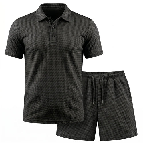 Capri Set – Men’s Ultra Comfortable Shorts and Polo Shirt