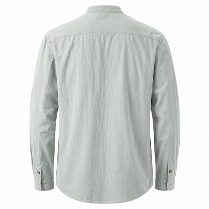 Kyoto - Men's Ultra Comfortable Band Collar Shirt