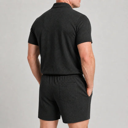 Capri Set – Men’s Ultra Comfortable Shorts and Polo Shirt