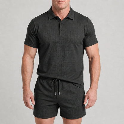 Capri Set – Men’s Ultra Comfortable Shorts and Polo Shirt