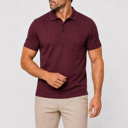Capri - Men's Ultra Comfortable Pocket Polo Shirt