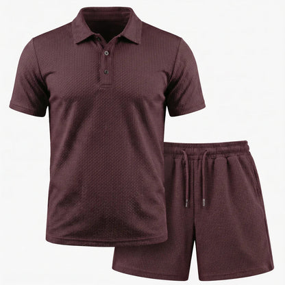 Capri Set – Men’s Ultra Comfortable Shorts and Polo Shirt