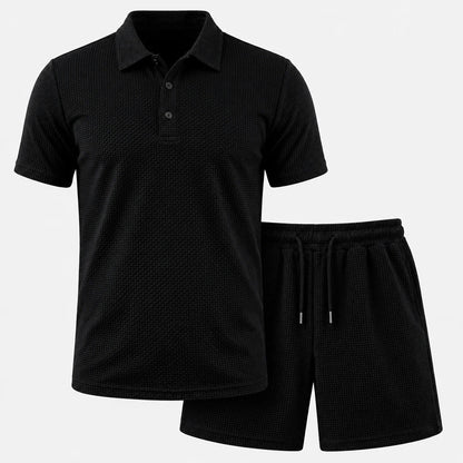 Capri Set – Men’s Ultra Comfortable Shorts and Polo Shirt