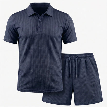 Capri Set – Men’s Ultra Comfortable Shorts and Polo Shirt